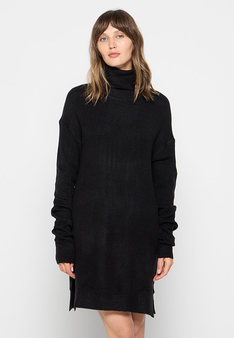 Pepe Jeans Gebreide jurk zwart Pepe Jeans Gebreide jurk zwart