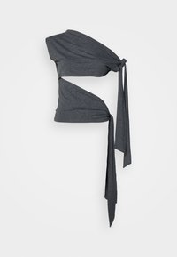 Jaded London DOUBLE KNOTTED - Triko s potiskem - grey
