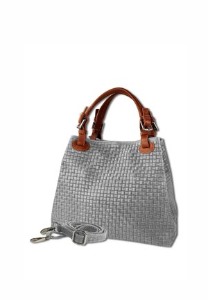 Handtasche - grau braun