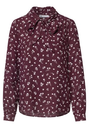Street One, LANGARM BLUSE MIT SCHLEIFENDETAIL - Blouse - rustic rouge