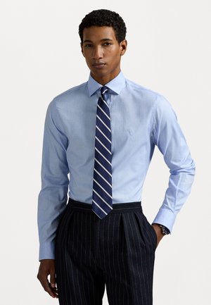CUSTOM FIT GINGHAM POPLIN SHIRT - Button down-skjorte - blue/white