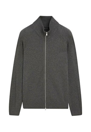 WITH RAGLAN SLEEVES - Cardigan - dark grey
