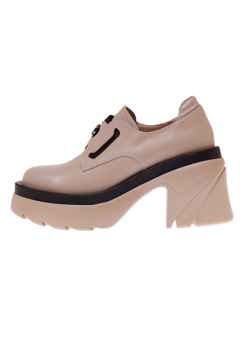 Damen Sneaker | Cesare Gaspari Slipper beige - MT70605 Damen Sneaker | Cesare Gaspari Slipper beige - MT70605