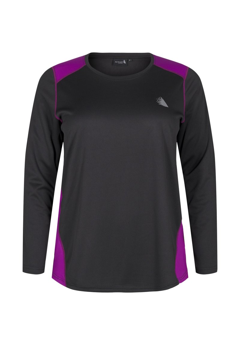 Active by Zizzi Longsleeve zwart Active by Zizzi Longsleeve zwart