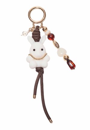 CHARM RABBIT BEADS - Porte-clefs - white