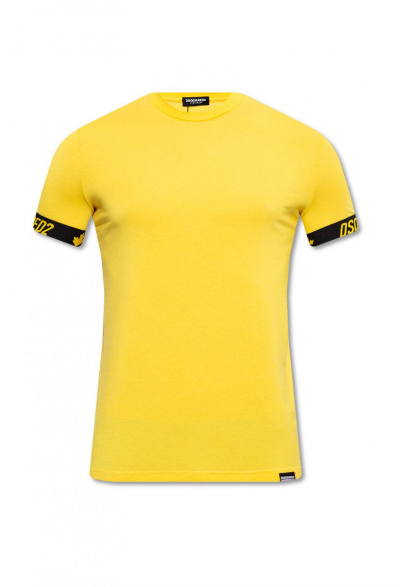 Dsquared2 BAND - T-shirt print - yellow 
