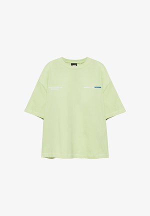 PULL&BEAR, STWD GRAPHIC - T-SHIRT - T-shirt imprimé - light green