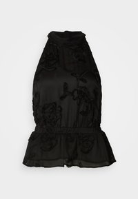 HALTERNECK TOP - Topper - black