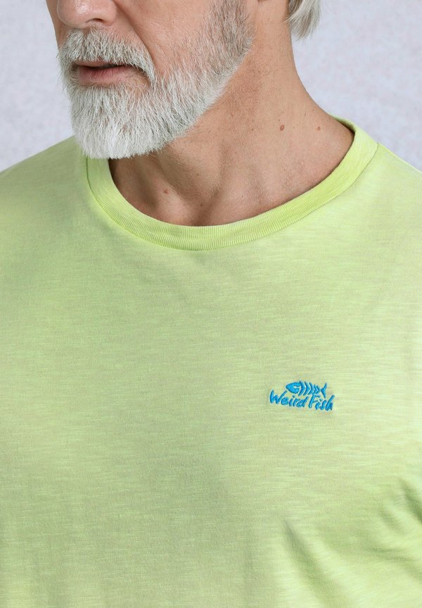 BRANDED - Basic T-shirt - acid lime3