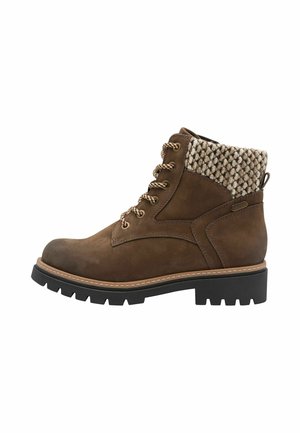 Bottines à lacets - cafe nub comb