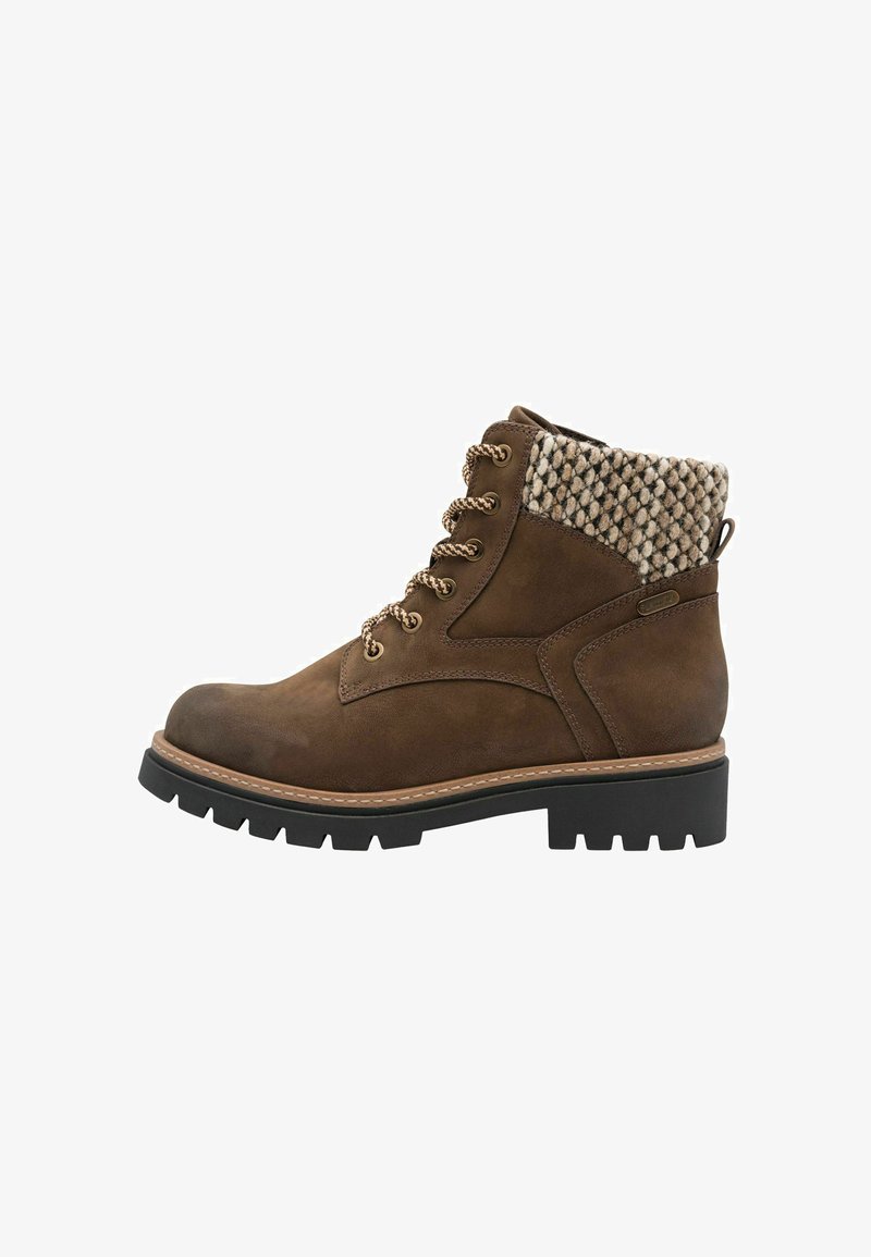 Marco Tozzi Bottines à lacets - cafe nub comb
