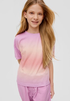 s.Oliver MIT FARBVERLAUF - T-shirt print - rosa