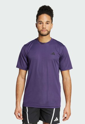 TRAIN ESSENTIALS - Camiseta deportiva - aurora plum   black
