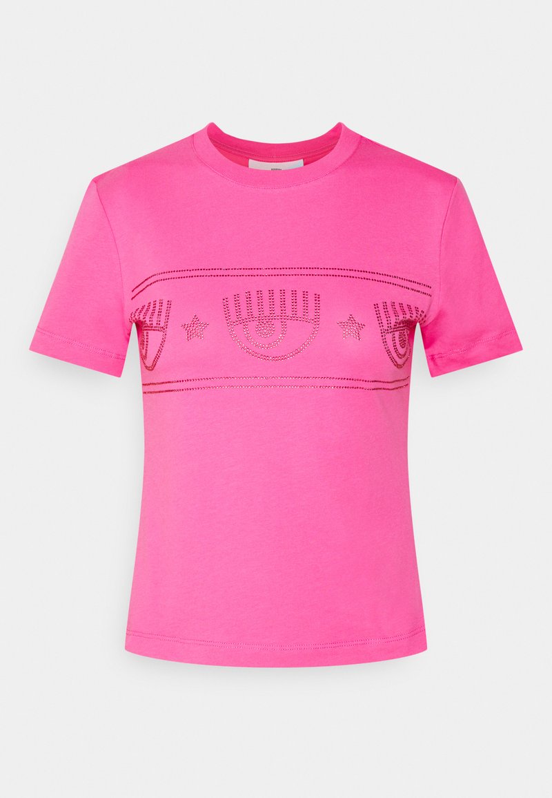 CHIARA FERRAGNI T-shirt print donkerroze