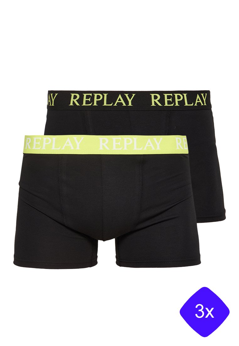 Replay Boxers antraciet gemêleerd Replay Boxers antraciet gemêleerd