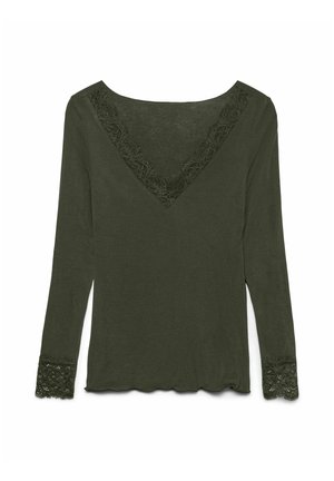 Vero Moda, VMSKYE, ciemnozielony melanż
