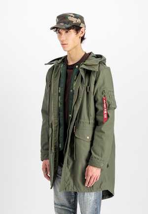 FISHTAIL 2 IN 1 - Parka - mud olive