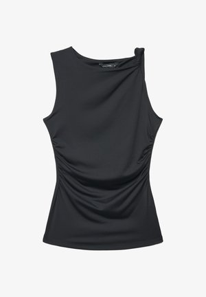 Calliope, TOP TINTA UNITA - Top - ultrablack