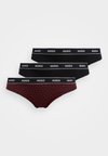 TRIPLET THONG VALENTINE CAPSULE 3 PACK - String - black/multi-coloured