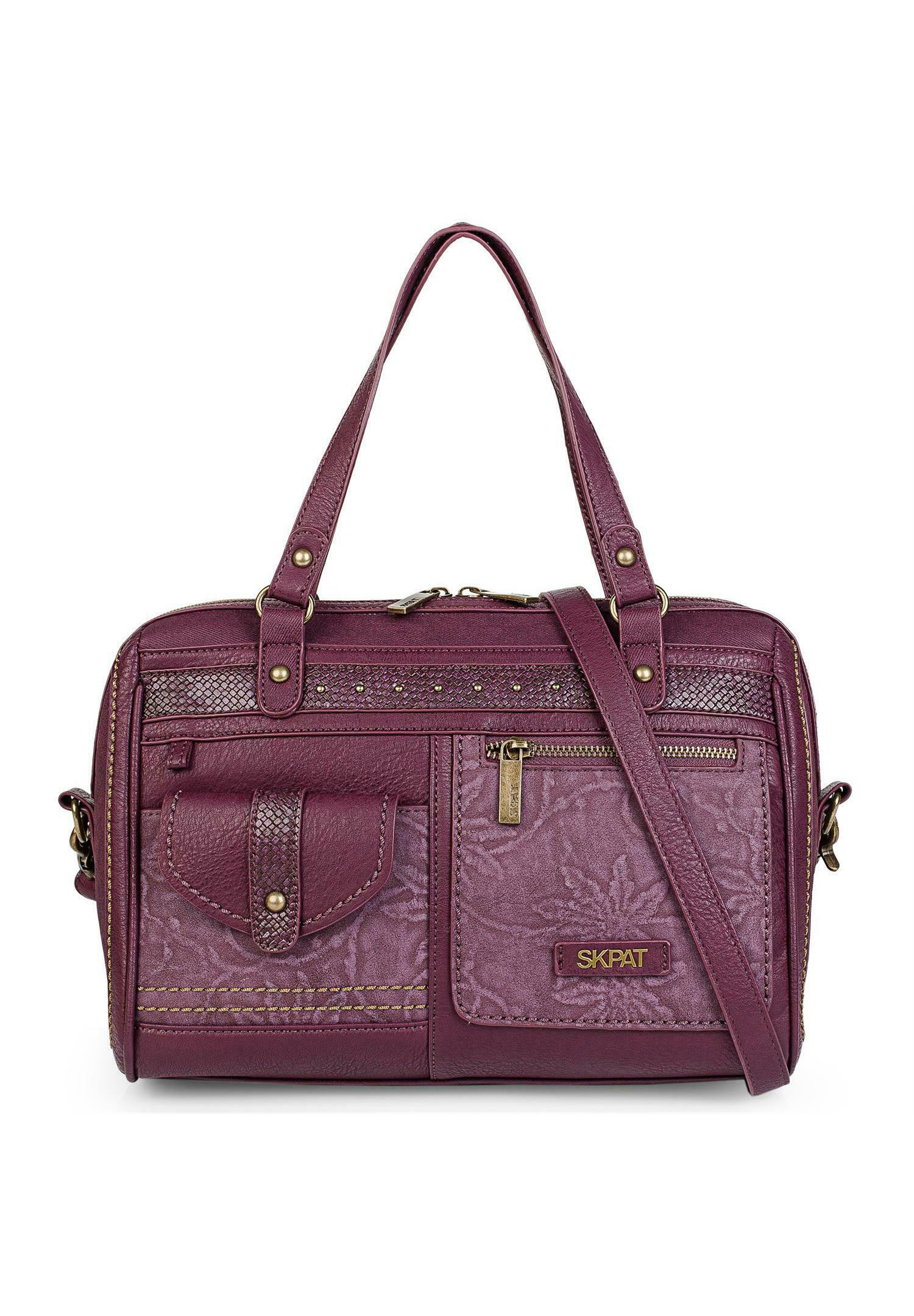 SKAPT KATES - Bolso de mano - granate/morado oscuro - Zalando.es