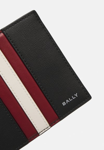 Bally BIFOLD COIN - Wallet - black/red/bone/pall