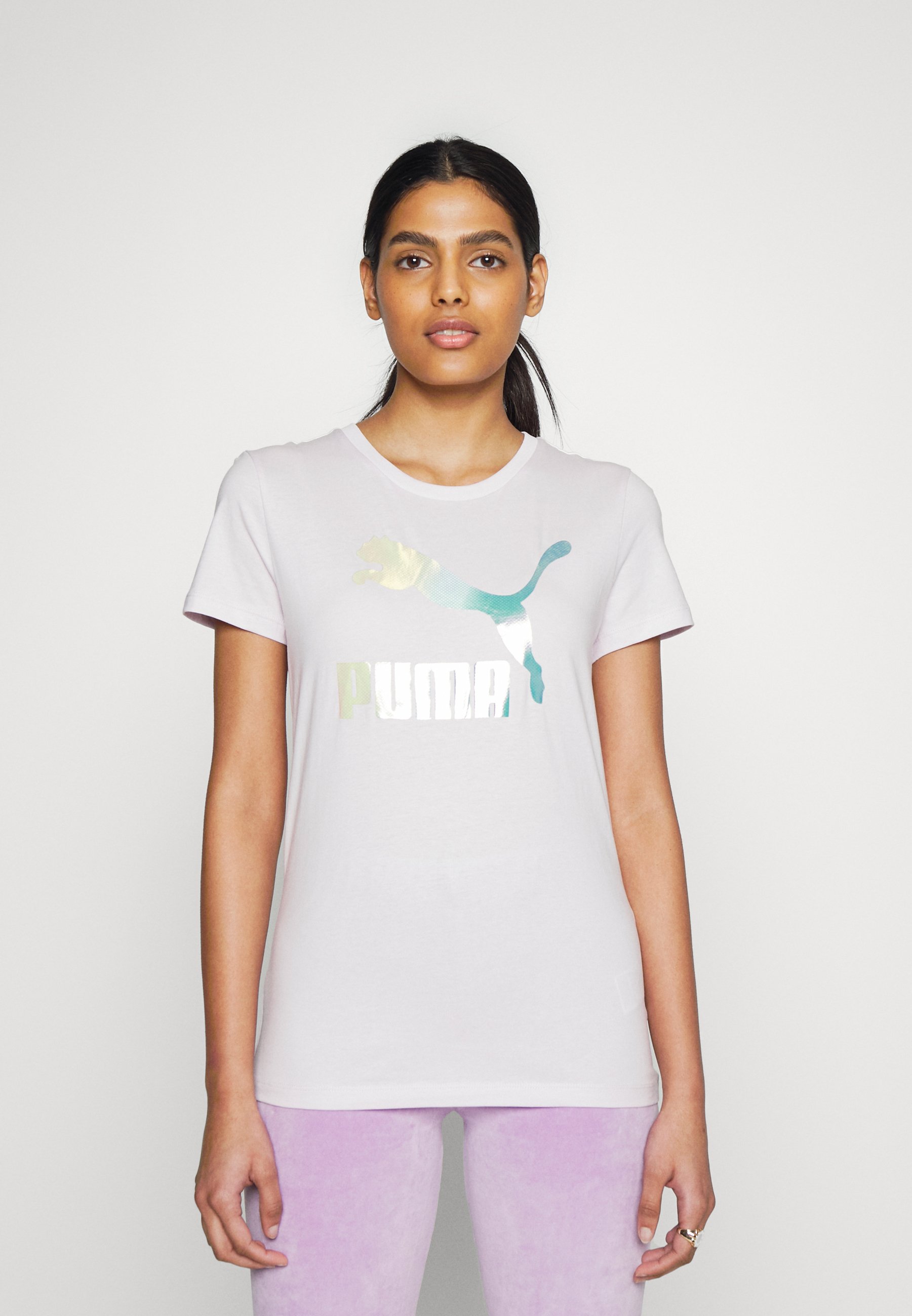 Puma CRYSTAL - Print T-shirt - lavender 
