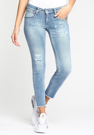 SKINNY FIT 94NENA CROPPED - Jeans Skinny Fit - repair wash
