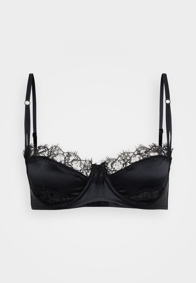 KIKI DE MONTPARNASSE INSET BRA - Sujetador balconette - black