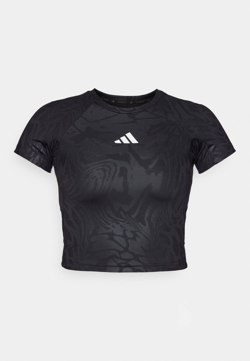 adidas performance Sport T-shirt zwart adidas performance Sport T-shirt zwart