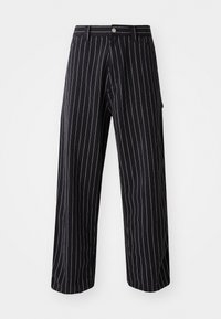 SINGLE KNEE PANT - Püksid - black/wax rinsed