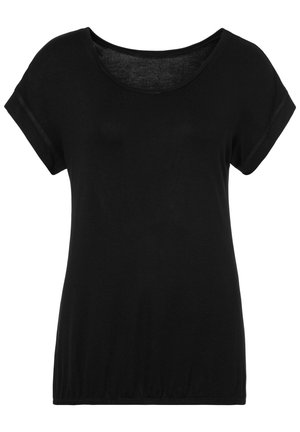 LASCANA, T-Shirt basic - schwarz