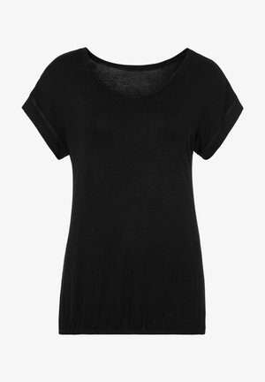 LASCANA, T-Shirt basic - schwarz