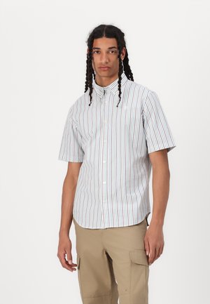 Timberland STRIPED SHORT SLEEVE SHIRT  - Krekls - white