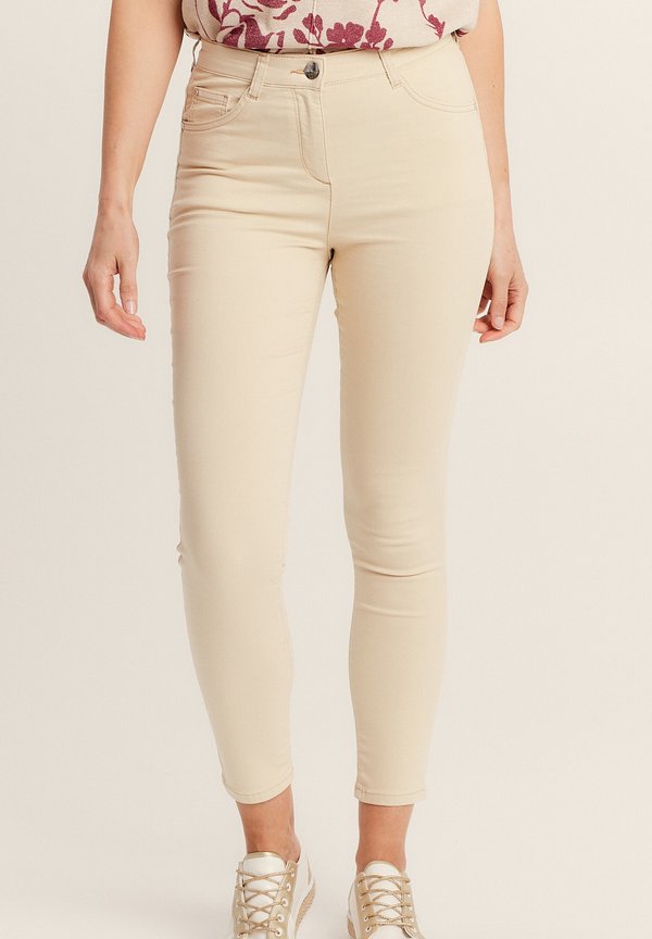 5 POCKET - Stoffhose - ivoire
