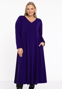 YOEK WITH LONG SLEEVES - Freizeitkleid - purple
