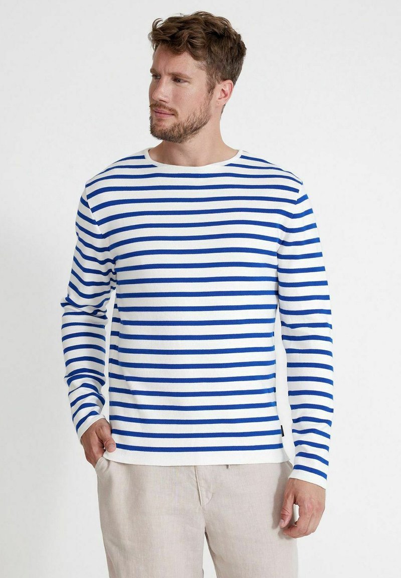 Holebrook CREW - Džemper - off white surf blue