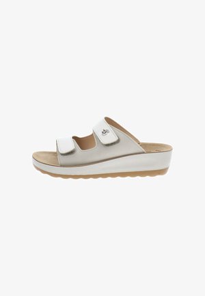Fly Flot, FLY FLOT - CIABATTE DONNA IN SIMILPELLE - Ciabattine con tacco - beige