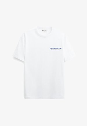 On Vacation, NO SERVICE T-SHIRT UNISEX - T-shirt imprimé - white