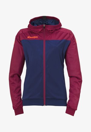 Kempa Træningsjakke - deep blau deep rot