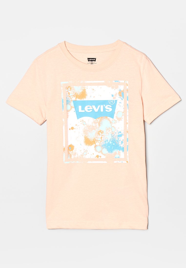 Levi’s® T-shirt print donkerroze Levi’s® T-shirt print donkerroze