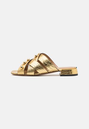 A.BOCCA MAXI STUDS - Mules - metal oro