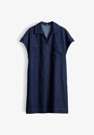 someday., RELAXED STRAIGHT CUT - Vestito di jeans - rinsed dark blue