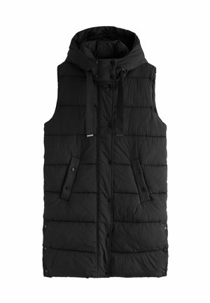PADDED LONGLINE GILET - Vest - black