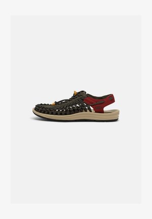 UNEEK - Sandalias - forest night/red dahlia