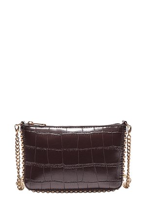 BOBBLE COCONUT EFFECT - Axelremsväska - dark brown