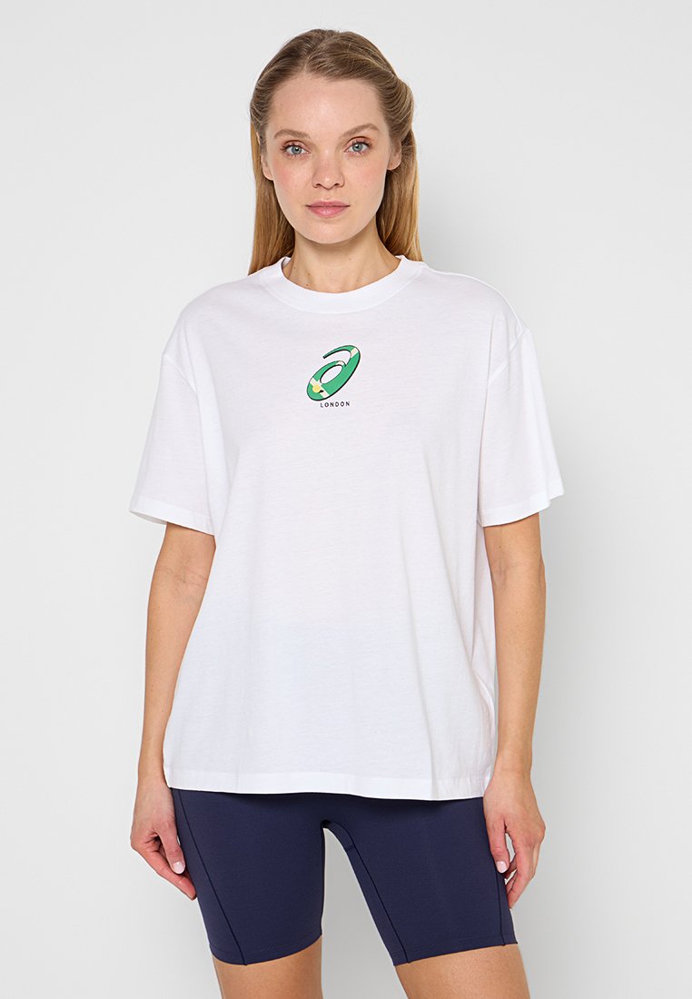 ASICS T-shirt print wit
