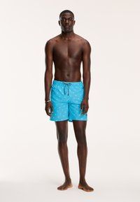 Shiwi REGULAR FIT PALM - Kupaće hlače - river blue