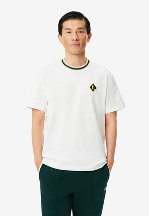 Lacoste, LACOSTE - - T-shirt con stampa - blanc-v