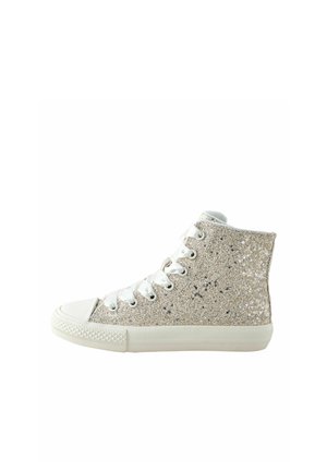 REGULAR FIT - Sneaker high - ivory glitter