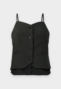 STEVEN VEST - Top - dark grey